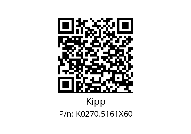   Kipp K0270.5161X60