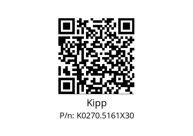   Kipp K0270.5161X30