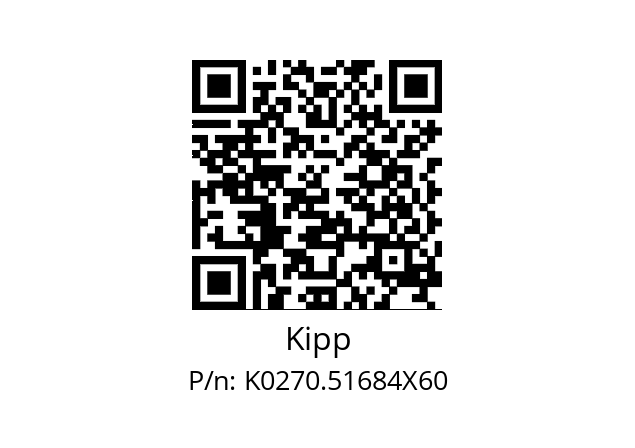   Kipp K0270.51684X60