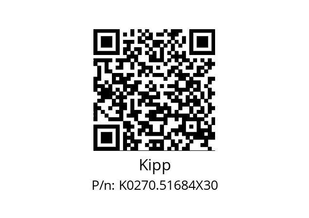   Kipp K0270.51684X30