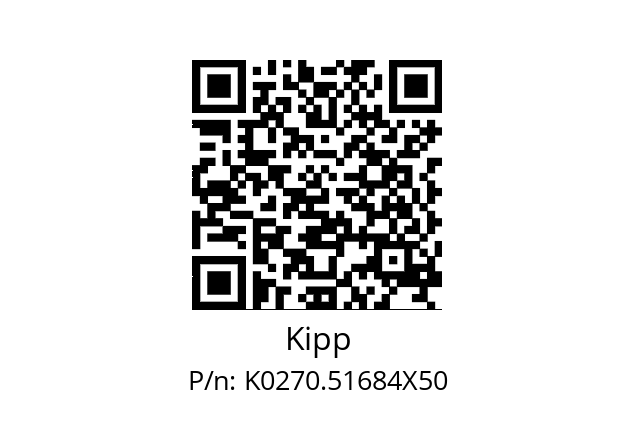   Kipp K0270.51684X50