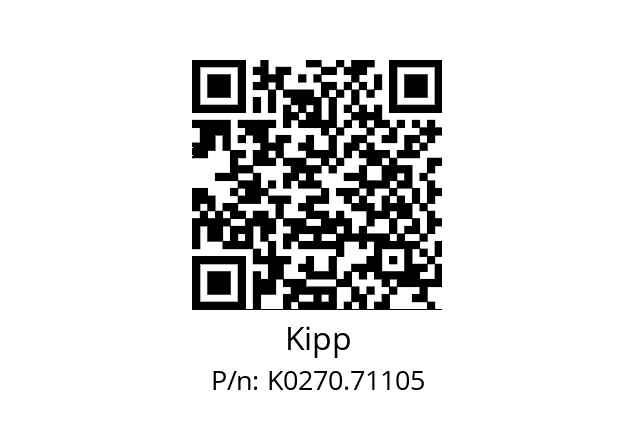   Kipp K0270.71105