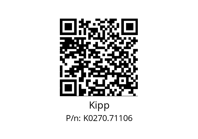   Kipp K0270.71106