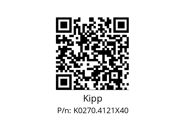   Kipp K0270.4121X40