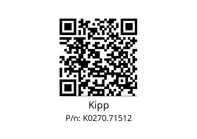   Kipp K0270.71512