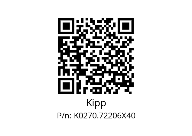   Kipp K0270.72206X40