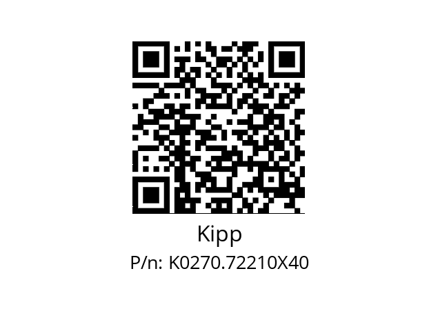   Kipp K0270.72210X40