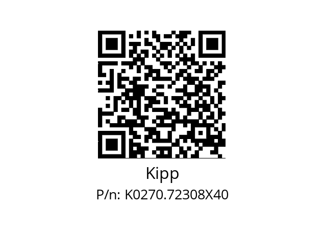   Kipp K0270.72308X40