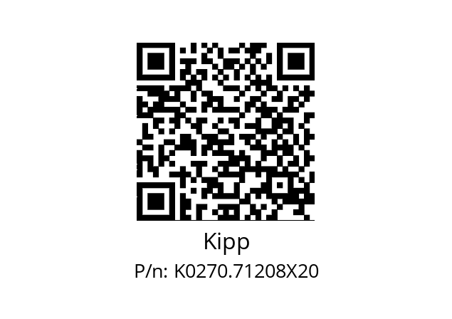   Kipp K0270.71208X20