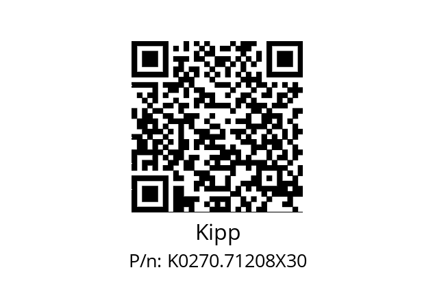   Kipp K0270.71208X30