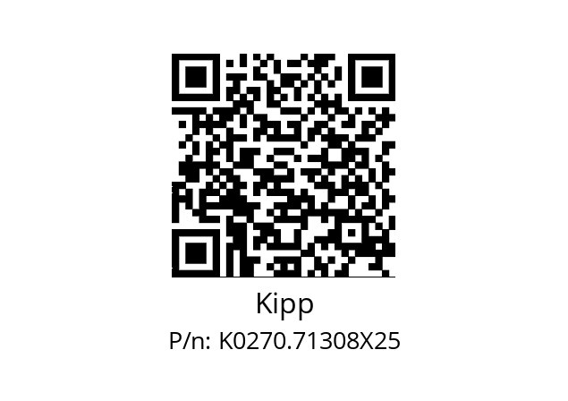   Kipp K0270.71308X25