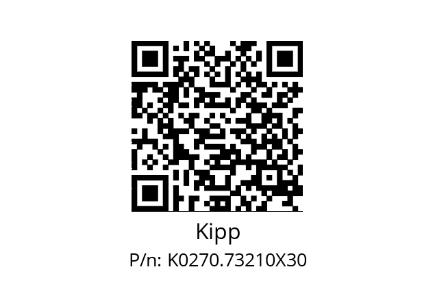   Kipp K0270.73210X30