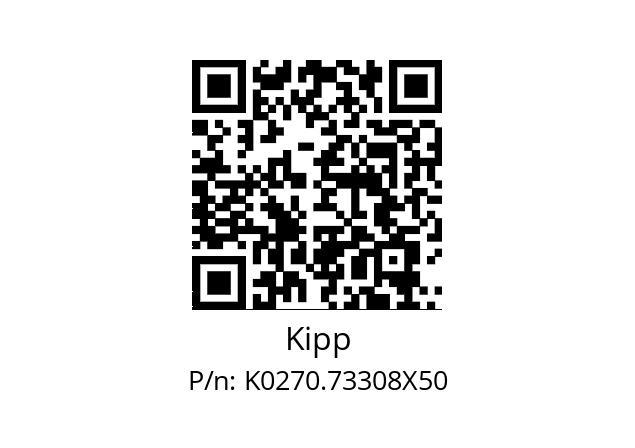   Kipp K0270.73308X50