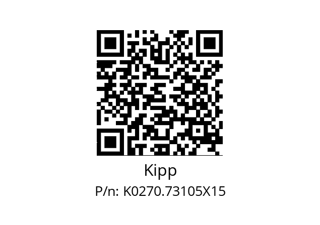   Kipp K0270.73105X15