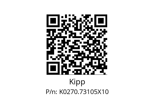   Kipp K0270.73105X10