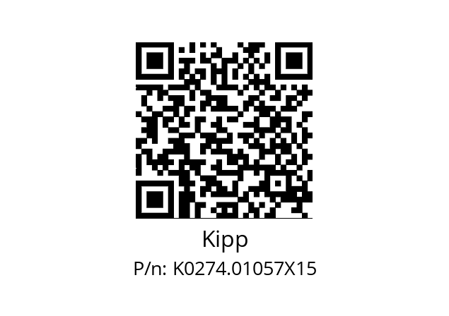   Kipp K0274.01057X15