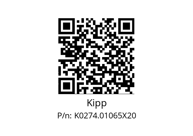   Kipp K0274.01065X20