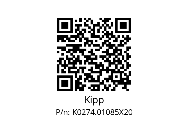   Kipp K0274.01085X20