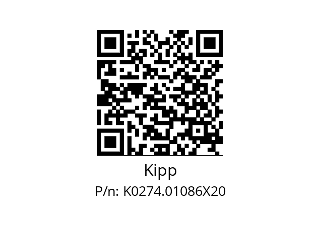   Kipp K0274.01086X20