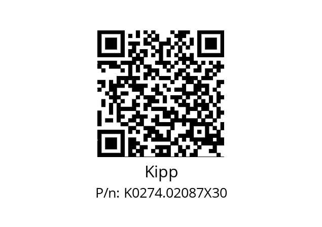   Kipp K0274.02087X30