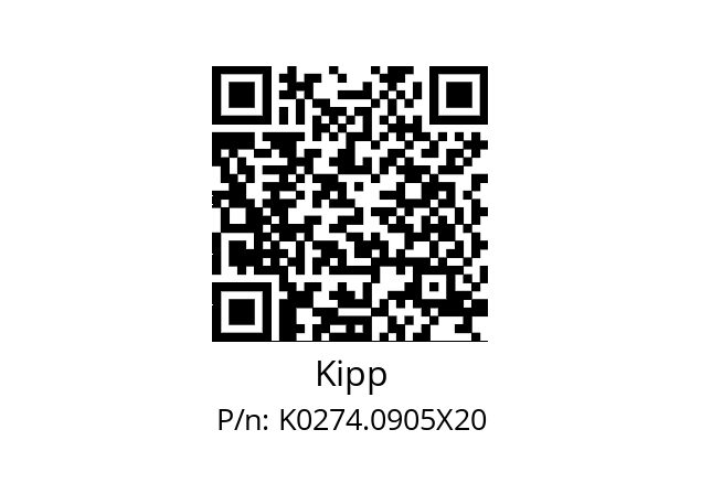   Kipp K0274.0905X20