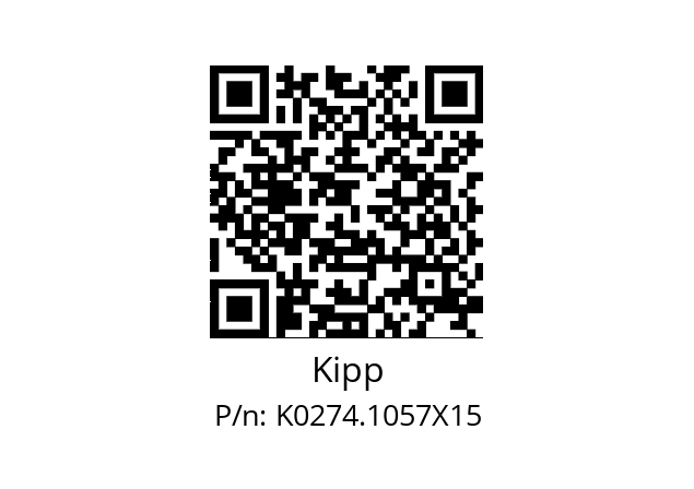   Kipp K0274.1057X15