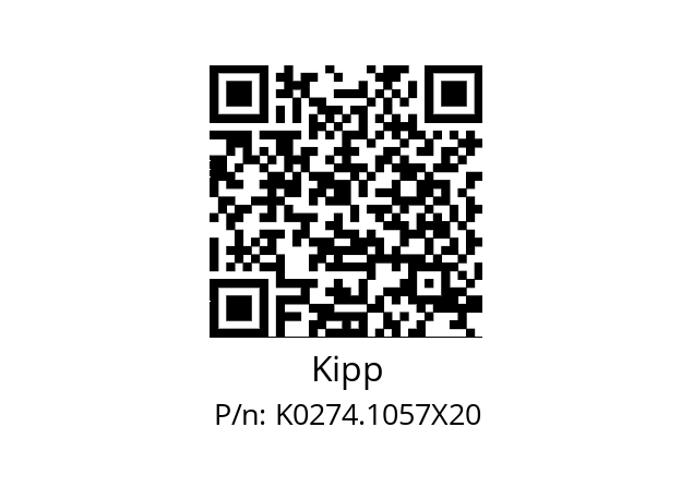   Kipp K0274.1057X20