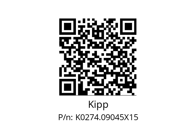   Kipp K0274.09045X15