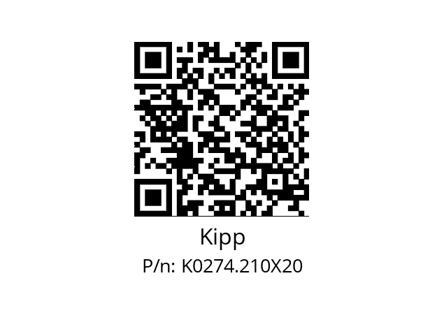   Kipp K0274.210X20