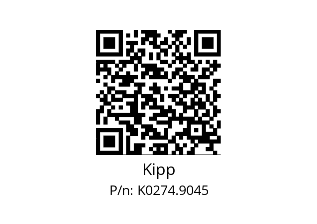   Kipp K0274.9045