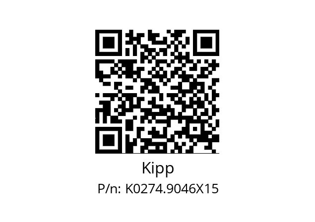   Kipp K0274.9046X15