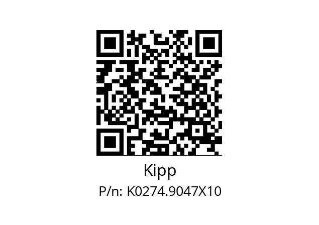   Kipp K0274.9047X10