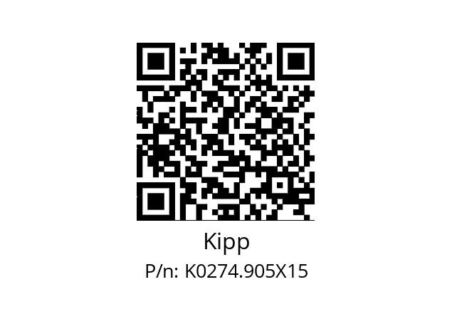   Kipp K0274.905X15