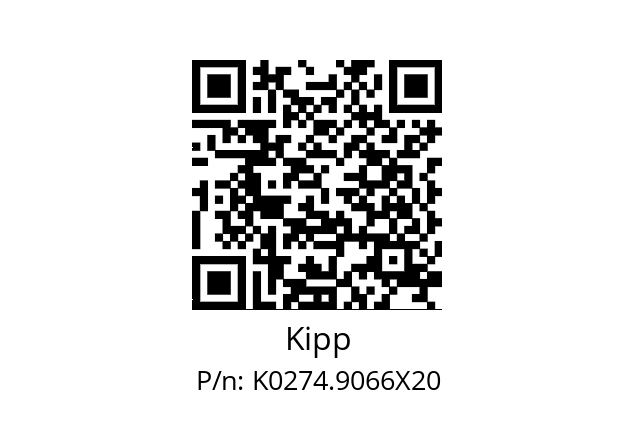   Kipp K0274.9066X20