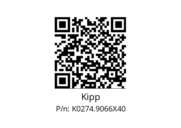   Kipp K0274.9066X40