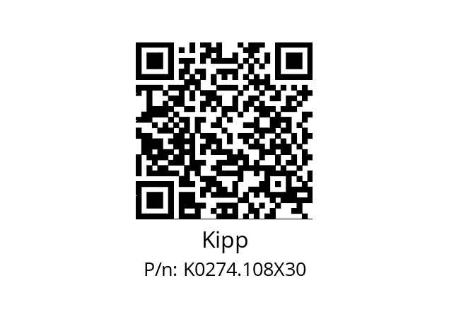   Kipp K0274.108X30