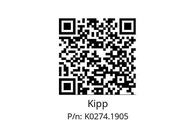   Kipp K0274.1905