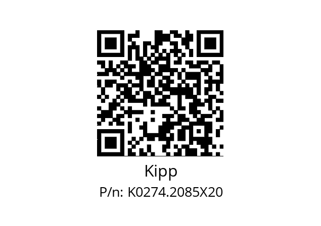   Kipp K0274.2085X20