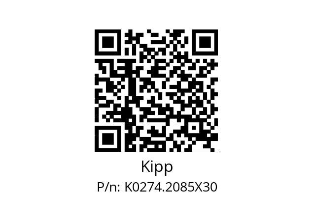   Kipp K0274.2085X30