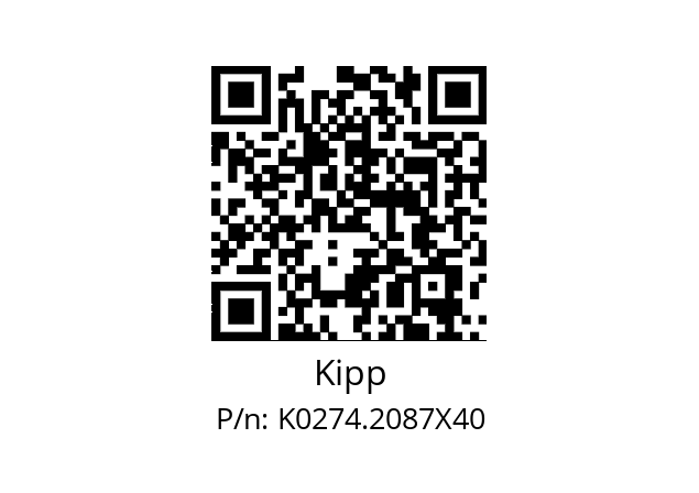   Kipp K0274.2087X40