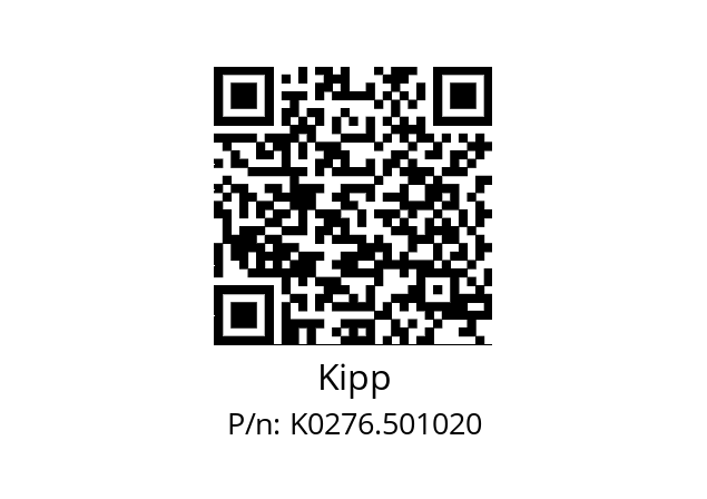   Kipp K0276.501020