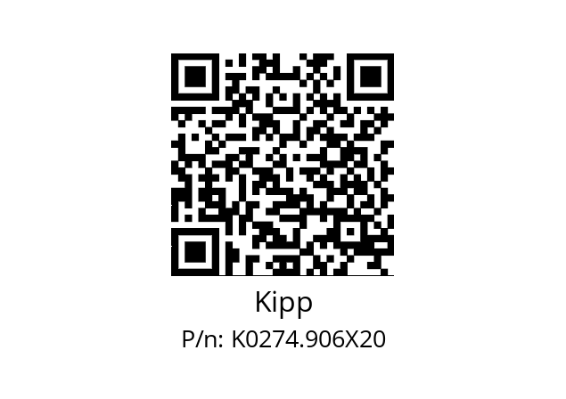   Kipp K0274.906X20