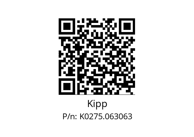   Kipp K0275.063063