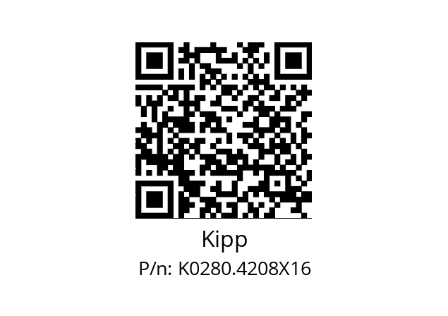   Kipp K0280.4208X16