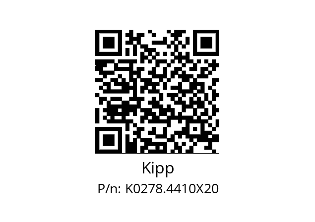   Kipp K0278.4410X20