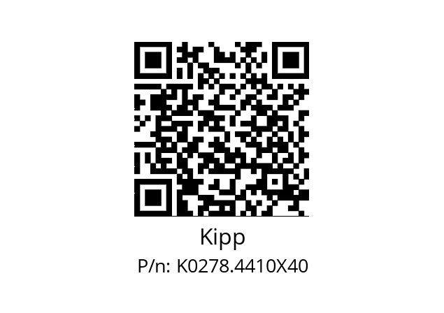   Kipp K0278.4410X40