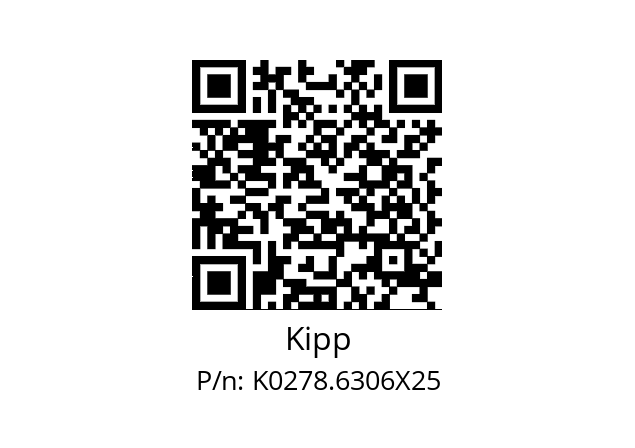   Kipp K0278.6306X25