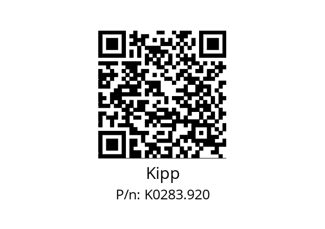   Kipp K0283.920