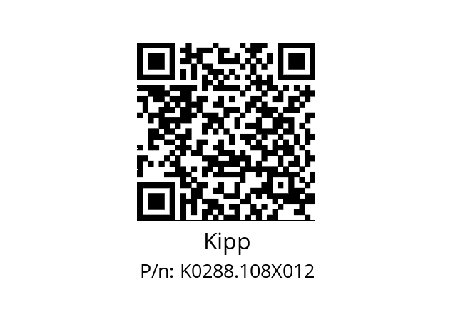   Kipp K0288.108X012