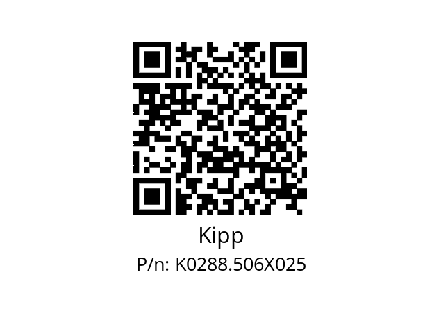   Kipp K0288.506X025